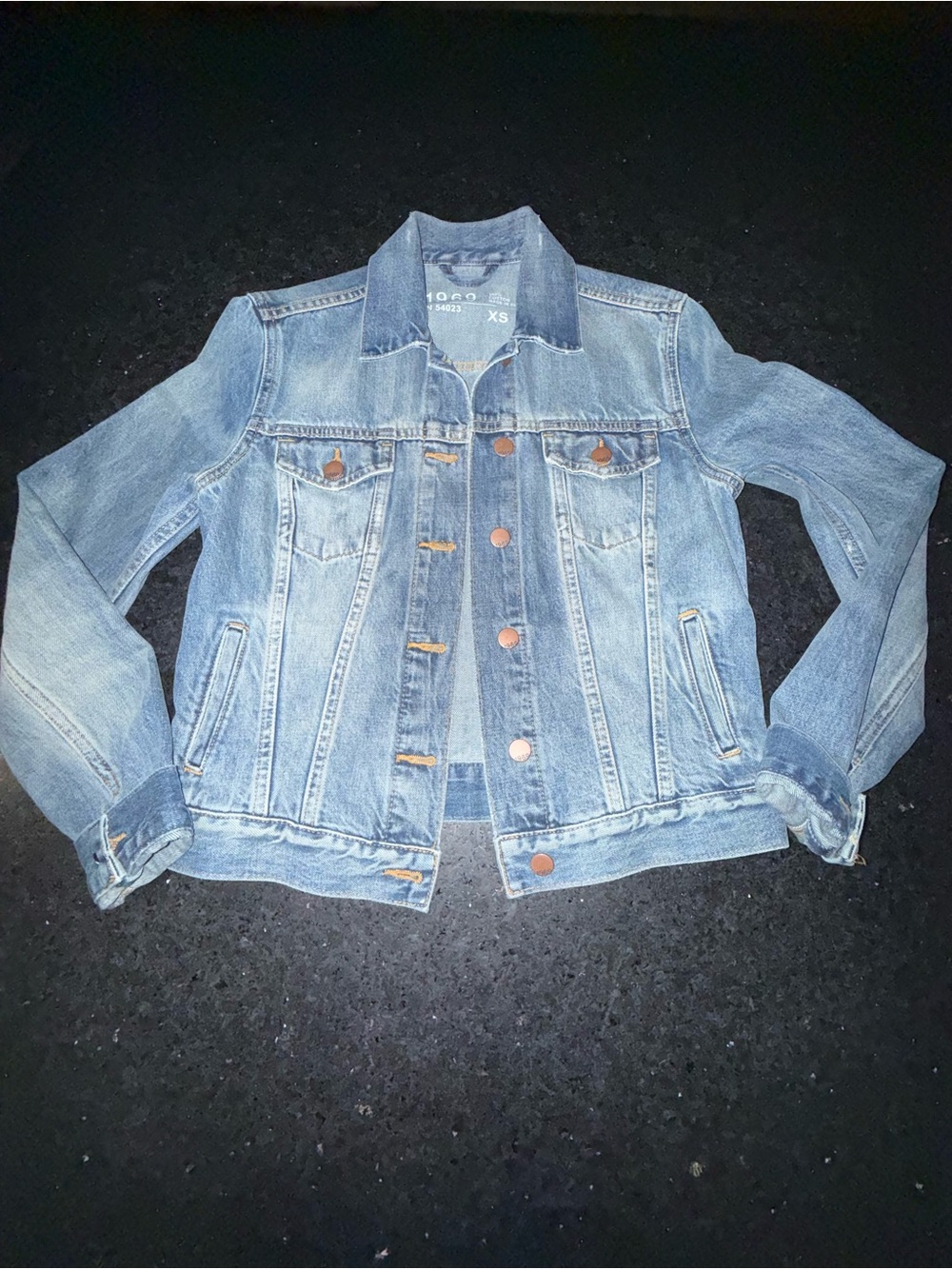 UEC GAP Medium Denim Blue Jean Jacket 100% COTTON SZ XS PERFECT CONDITION